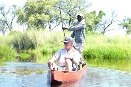 Exploring the Okavango by Mokoro from Xaoo Safari Camp 
