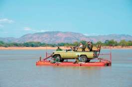 South Luangwa Game Dive Pontoon Crossing 