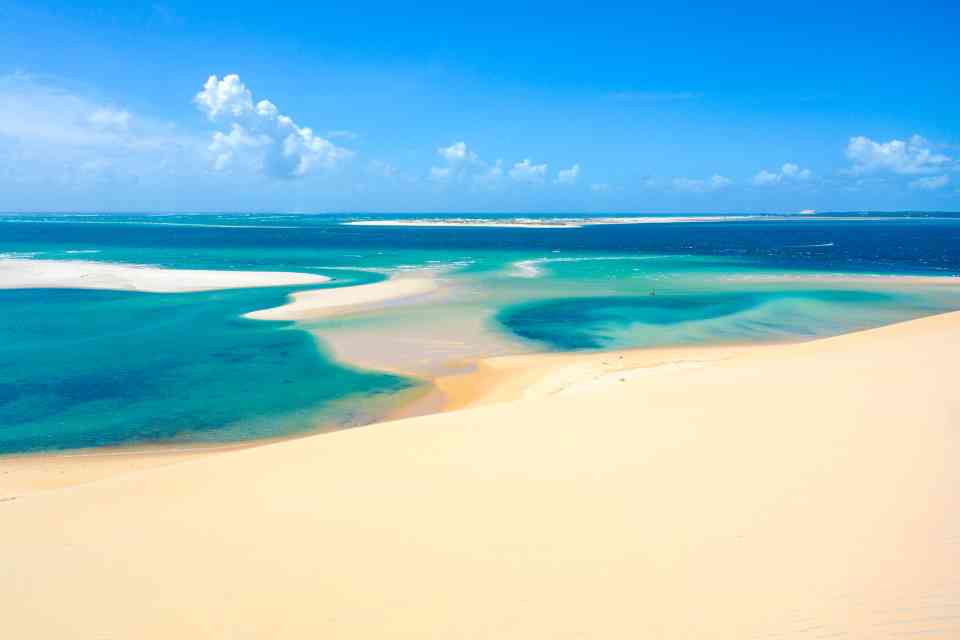 Blue Tropical Waters of Mozambique