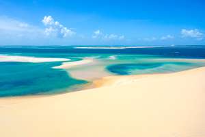 Blue Tropical Waters of Mozambique