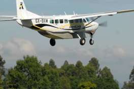 Flight to Bwindi 