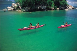 Kayaking on Lake Malawi