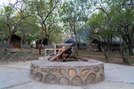 Camp and Fireplace 