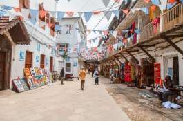 Street Markets of Stone Town Zanzibar 