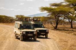 Safari Vehicles in Samburu 