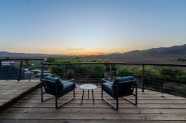 Deck overlooking reserve 