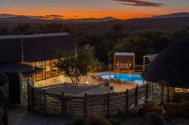 Pool deck at Kingsley Lodge 