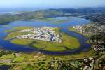 Knysna lagoon from above