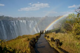 Zambian Victoria Falls view 
