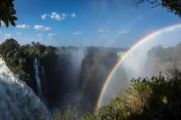 View of the Victoria Falls 