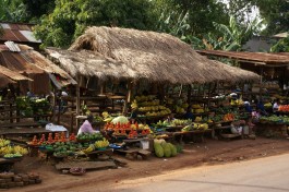 Uganda Safari, market 