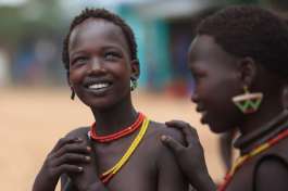Tribal women Omo valley Ethiopia 