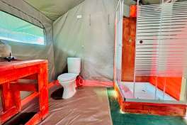 En-Suite Bathroom in tent 