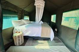 Tent interior 