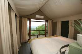 Safari tents  interior - First and last night accommodation 