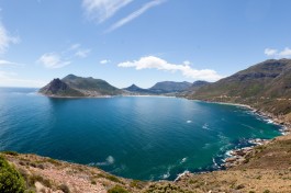 Chapmans Peak from Noordhoek  by Matt Bidulph
