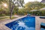 Mbano Manor swimming pool, Victoria Falls Safar 