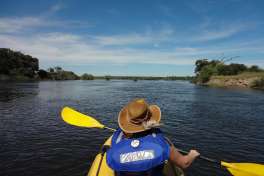 Zambezi river canoe experience 