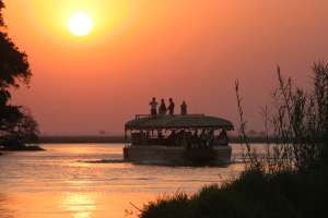 Chobe river sunset cruise