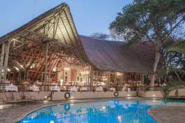 Chobe safari lodge pool 