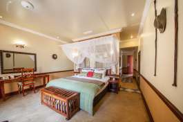 Chobe safari lodge room interior 
