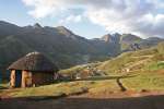 Traditional hut in Lesotho