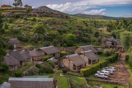 Semonkong lodge from above 