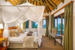 Montusi mountain lodge room interior  