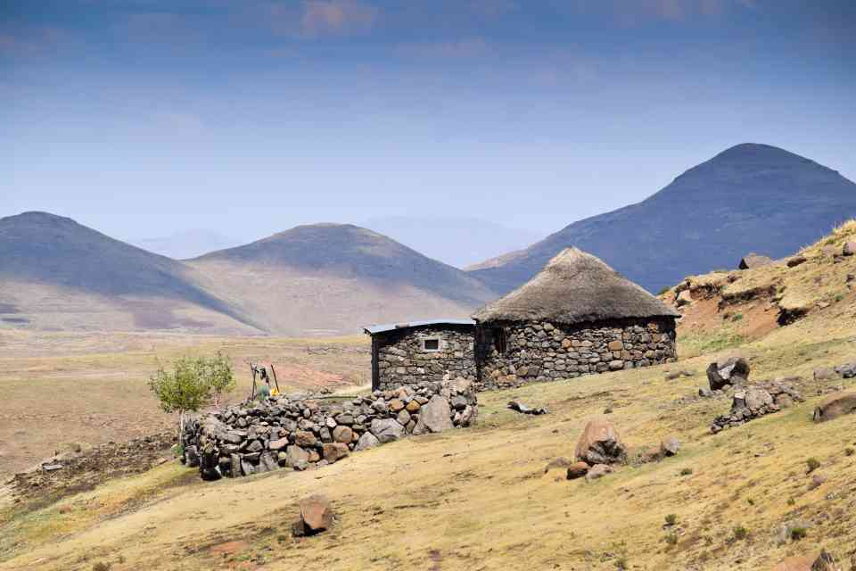 Basotho hut in Lesotho
