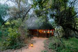 Mkhaya game reserve room exterior 