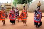 Eswatini women traditional dancing 