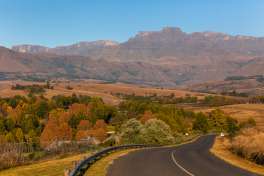 Champagne castle Drakensberg mountains 